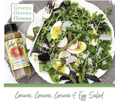 Greens, Greens, Greens & Egg Salad
