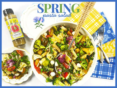 Rainbow Spring Pasta Salad