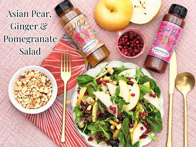 Asian Pear, Ginger & Pomegranate Salad