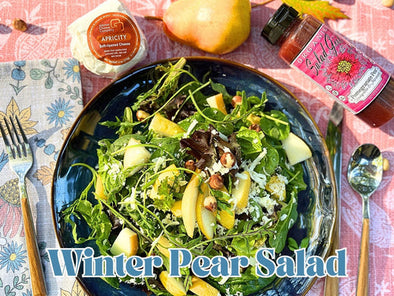 Winter Pear Camembert Salad