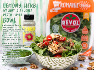 Lemony Herb Pesto Pasta Bowl