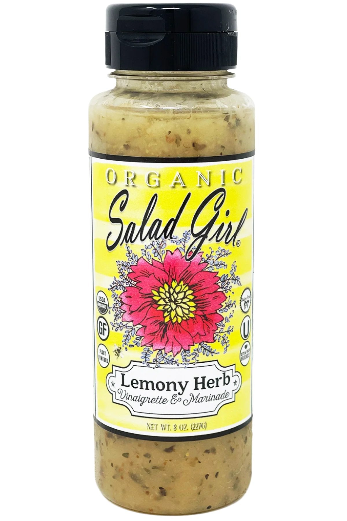 Lemony Herb Organic Vinaigrette & Marinade Salad Girl Organics Lemony Herb Organic Vinaigrette & Marinade Salad Girl Organics