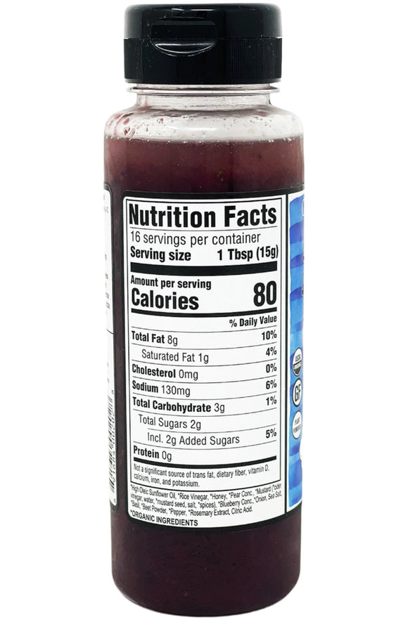 Blueberry Basil Organic Vinaigrette & Marinade