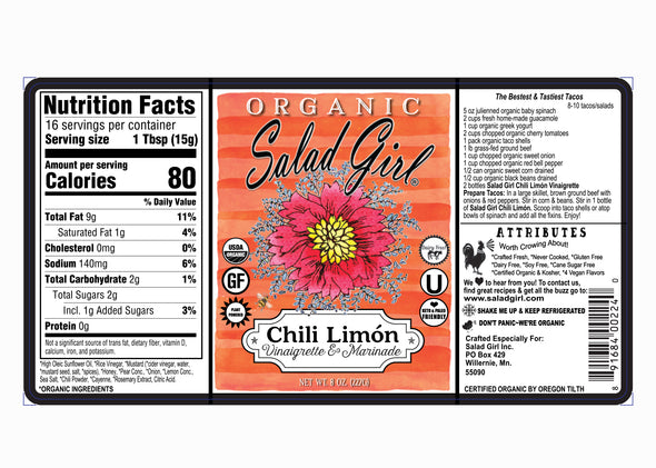 Chili Limon Organic Vinaigrette & Marinade