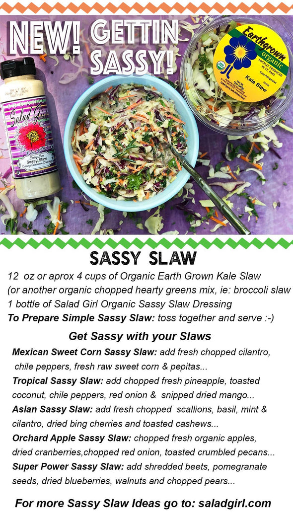 * Sweet & Sassy Organic Dressing & Dip